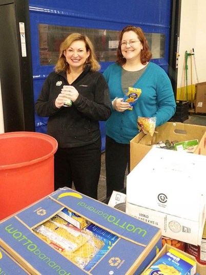 Terri and Andrea Food Bank